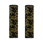 Gold And Black Japanese Bamboo Print Handle Covers