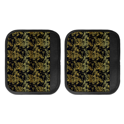 Gold And Black Japanese Bamboo Print Handle Covers