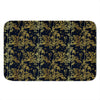 Gold And Black Japanese Bamboo Print Indoor Door Mat