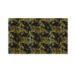 Gold And Black Japanese Bamboo Print Polyester Flag