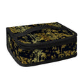 Gold And Black Japanese Bamboo Print Small Lunch Bag
