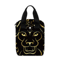 Gold And Black Leo Sign Print Bible Tote Bag