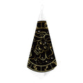 Gold And Black Leo Sign Print Hand Towel