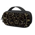 Gold And Black Leo Sign Print Portable Cooler Travel Case