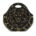 Gold And Black Leo Sign Print Neoprene Lunch Bag