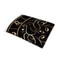 Gold And Black Leo Sign Print Pet Cooling Mat Cover