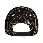 Gold And Black Libra Sign Print Baseball Cap