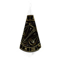 Gold And Black Libra Sign Print Hand Towel