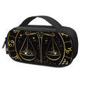 Gold And Black Libra Sign Print Portable Cooler Travel Case
