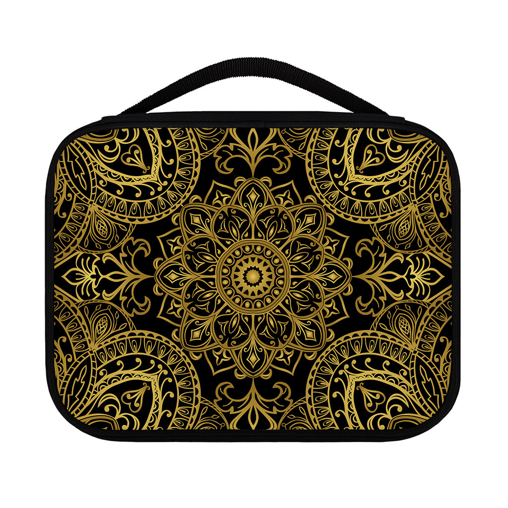Gold And Black Mandala Print Classic Bible Case