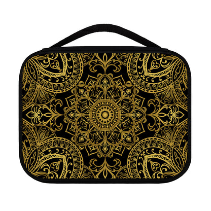 Gold And Black Mandala Print Classic Bible Case