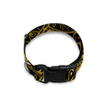 Gold And Black Mandala Print Dog Collar