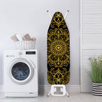 Gold And Black Mandala Print Ironing Board Cover