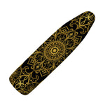 Gold And Black Mandala Print Ironing Board Cover