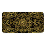 Gold And Black Mandala Print Towel