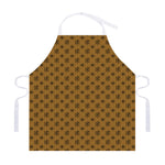 Gold And Black Orthodox Pattern Print Adjustable Apron