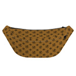 Gold And Black Orthodox Pattern Print Fanny Pack