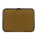 Gold And Black Orthodox Pattern Print Laptop Sleeve