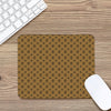 Gold And Black Orthodox Pattern Print Mouse Pad