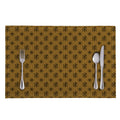 Gold And Black Orthodox Pattern Print Placemat