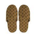 Gold And Black Orthodox Pattern Print Slippers