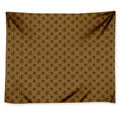 Gold And Black Orthodox Pattern Print Tapestry