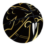 Gold And Black Pisces Sign Print Basketball