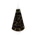 Gold And Black Pisces Sign Print Hand Towel