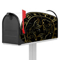 Gold And Black Pisces Sign Print Mailbox Cover