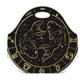 Gold And Black Pisces Sign Print Neoprene Lunch Bag