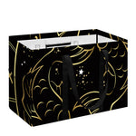 Gold And Black Pisces Sign Print Utility Tote Bag