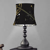 Gold And Black Sagittarius Sign Print Bell Lamp Shade