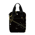 Gold And Black Sagittarius Sign Print Bible Tote Bag