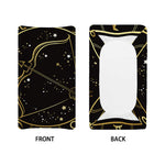 Gold And Black Sagittarius Sign Print Changing Pad Cover