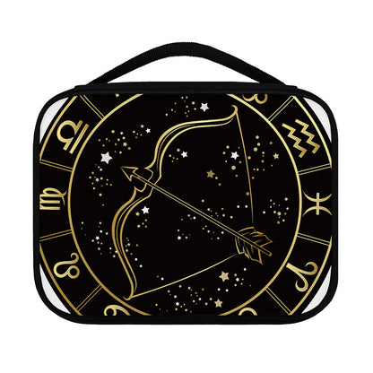 Gold And Black Sagittarius Sign Print Classic Bible Case