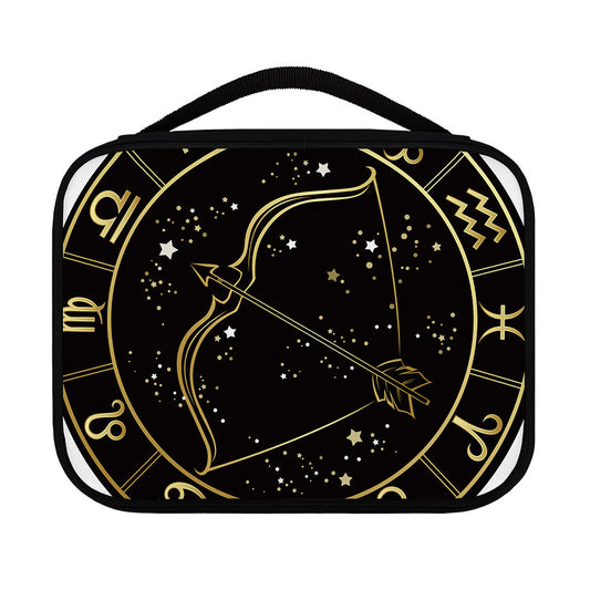 Gold And Black Sagittarius Sign Print Classic Bible Case