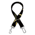 Gold And Black Sagittarius Sign Print Dog Seat Belt