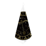 Gold And Black Sagittarius Sign Print Hand Towel