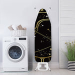 Gold And Black Sagittarius Sign Print Ironing Board Cover