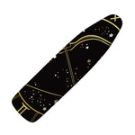 Gold And Black Sagittarius Sign Print Ironing Board Cover