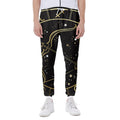 Gold And Black Sagittarius Sign Print Joggers