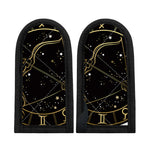 Gold And Black Sagittarius Sign Print Skillet Handle Cover
