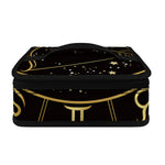 Gold And Black Sagittarius Sign Print Small Lunch Bag