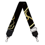 Gold And Black Scorpio Sign Print Bag Strap
