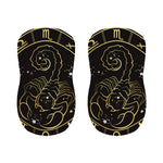 Gold And Black Scorpio Sign Print Bar Stool Covers