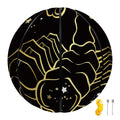 Gold And Black Scorpio Sign Print Basketball