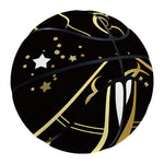 Gold And Black Scorpio Sign Print Basketball