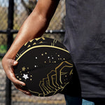 Gold And Black Scorpio Sign Print Basketball