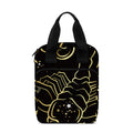 Gold And Black Scorpio Sign Print Bible Tote Bag