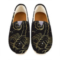 Gold And Black Scorpio Sign Print Casual Shoes